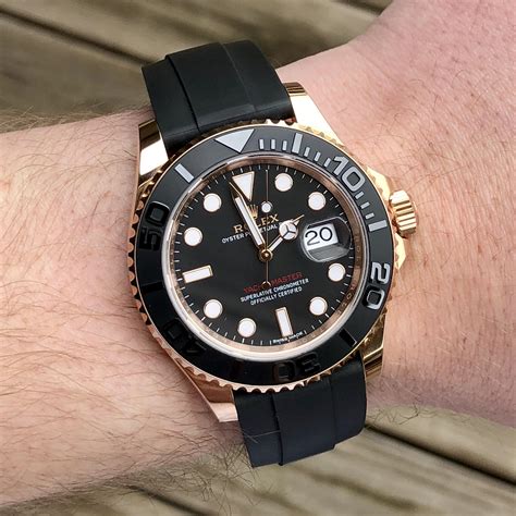 Rolex oysterflex rose gold review